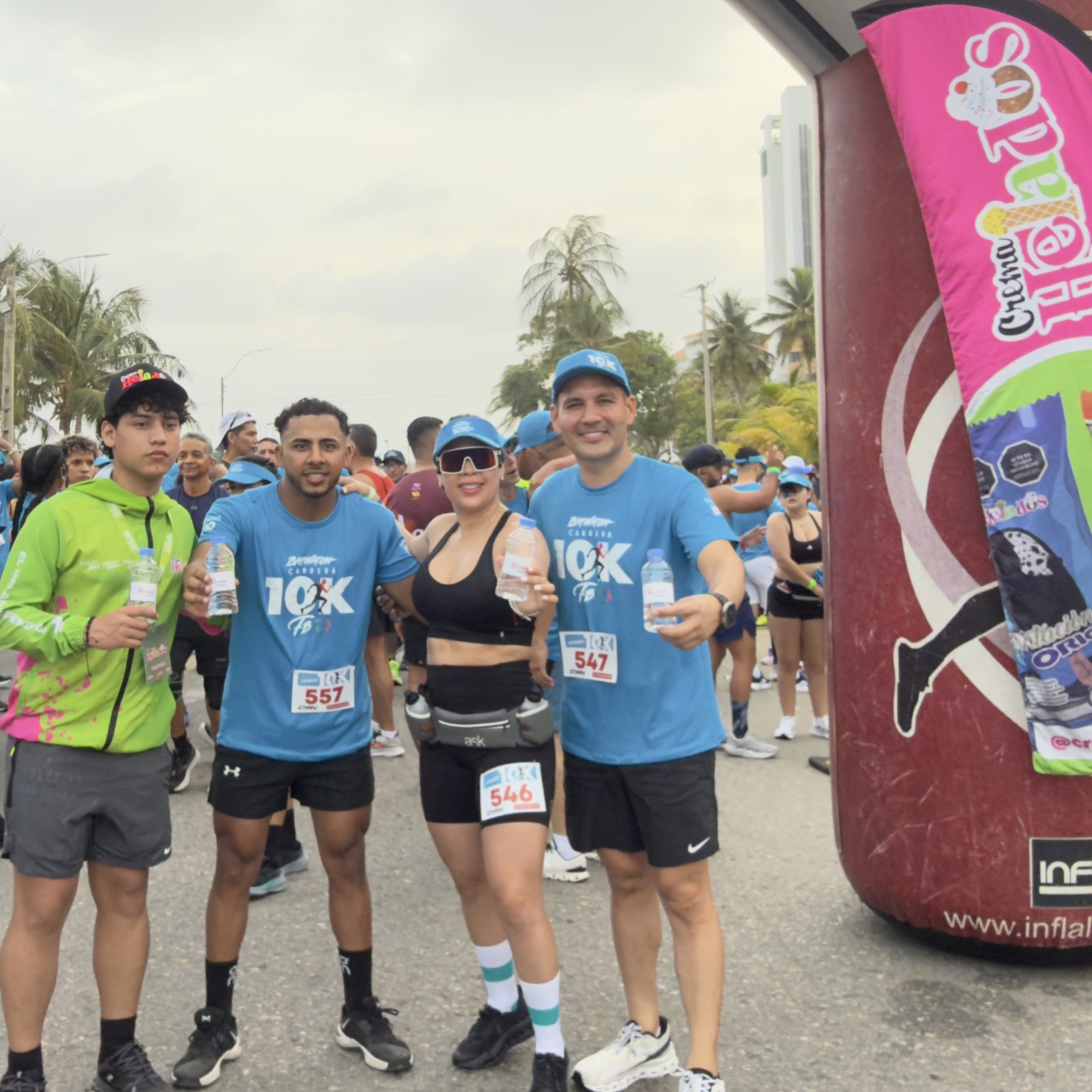 Crema Helados “refrescó” la 4° Carrera 10K  de la Fundación Baywatch en Tucacas