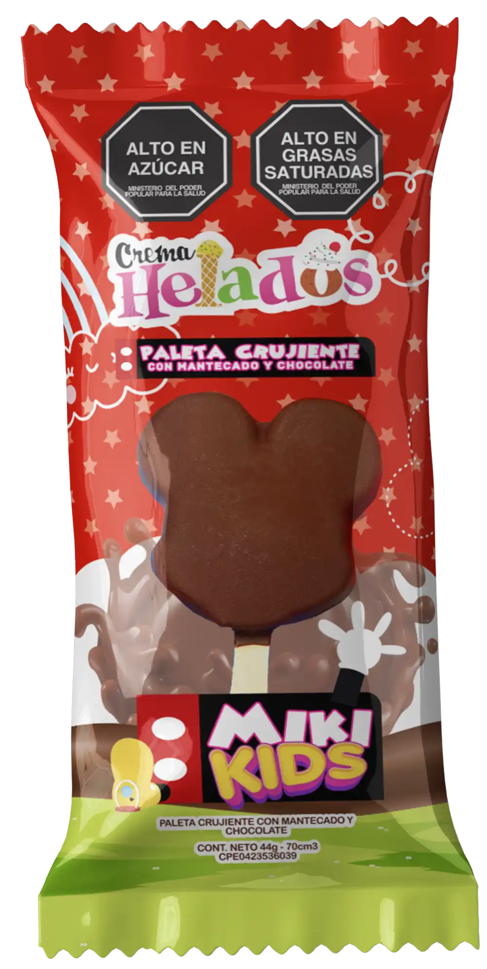 Crema Helados Paleta Miki Kids