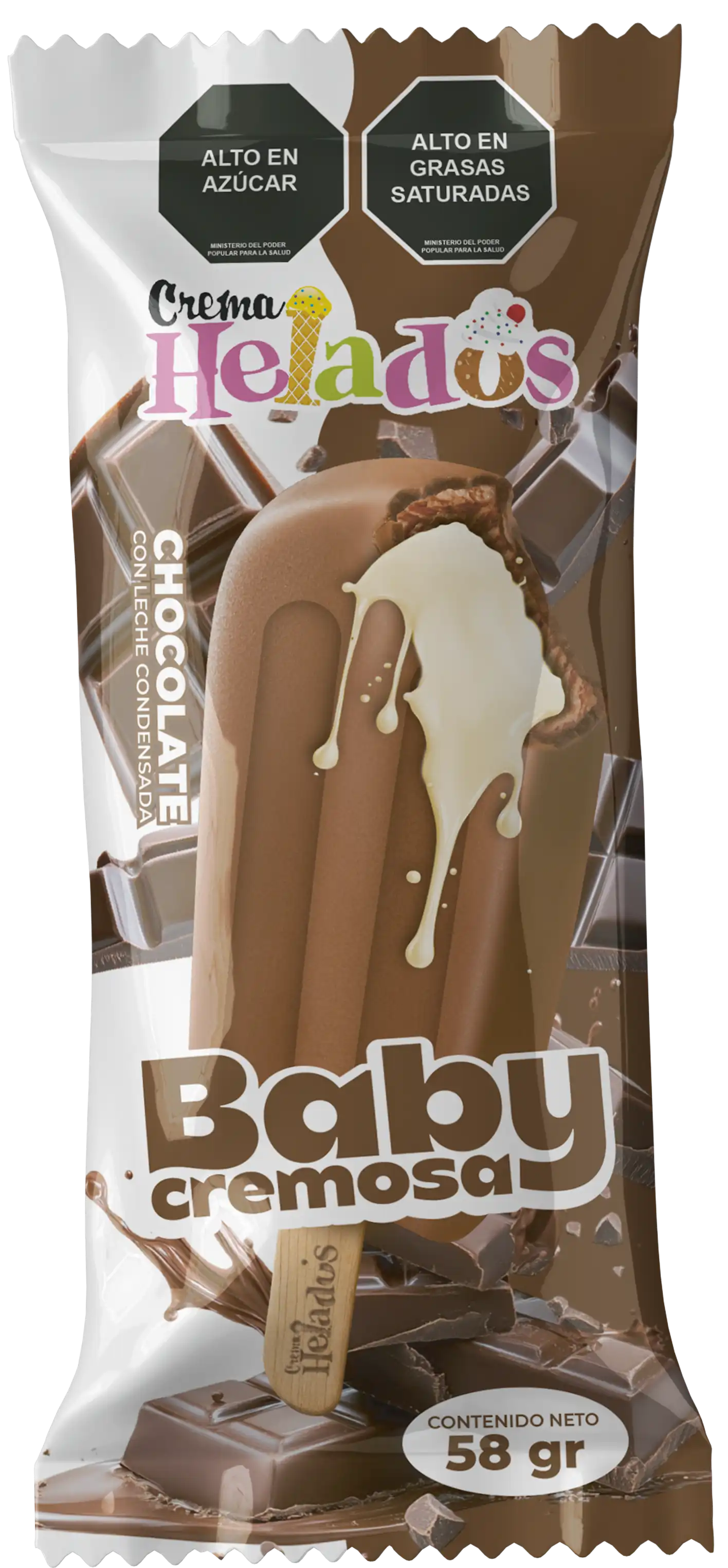 Crema Helados Baby Cremosa Chocolate