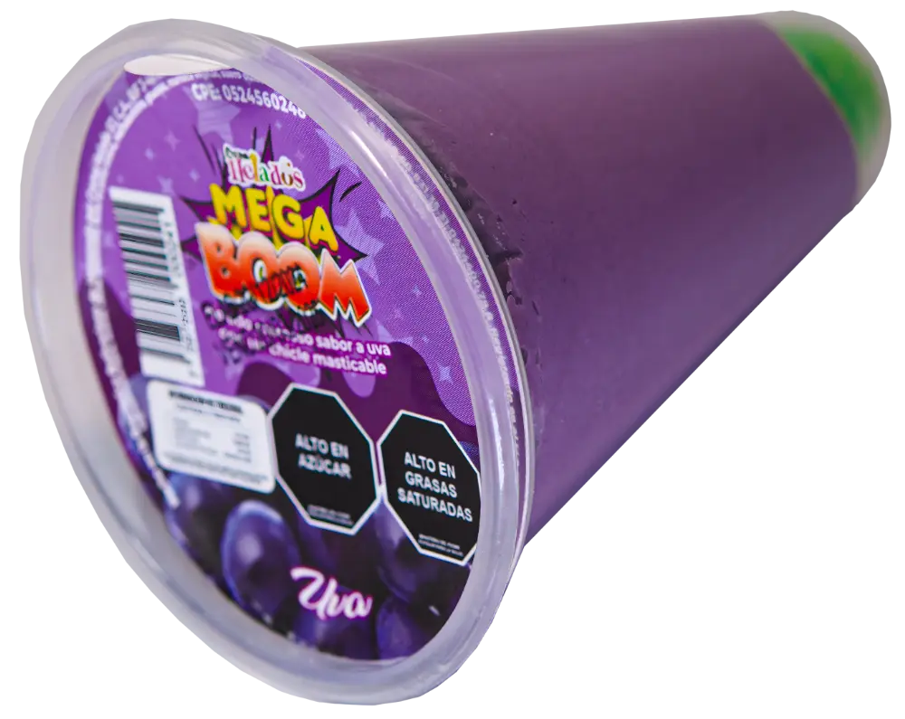Crema Helados Mega Boom Uva