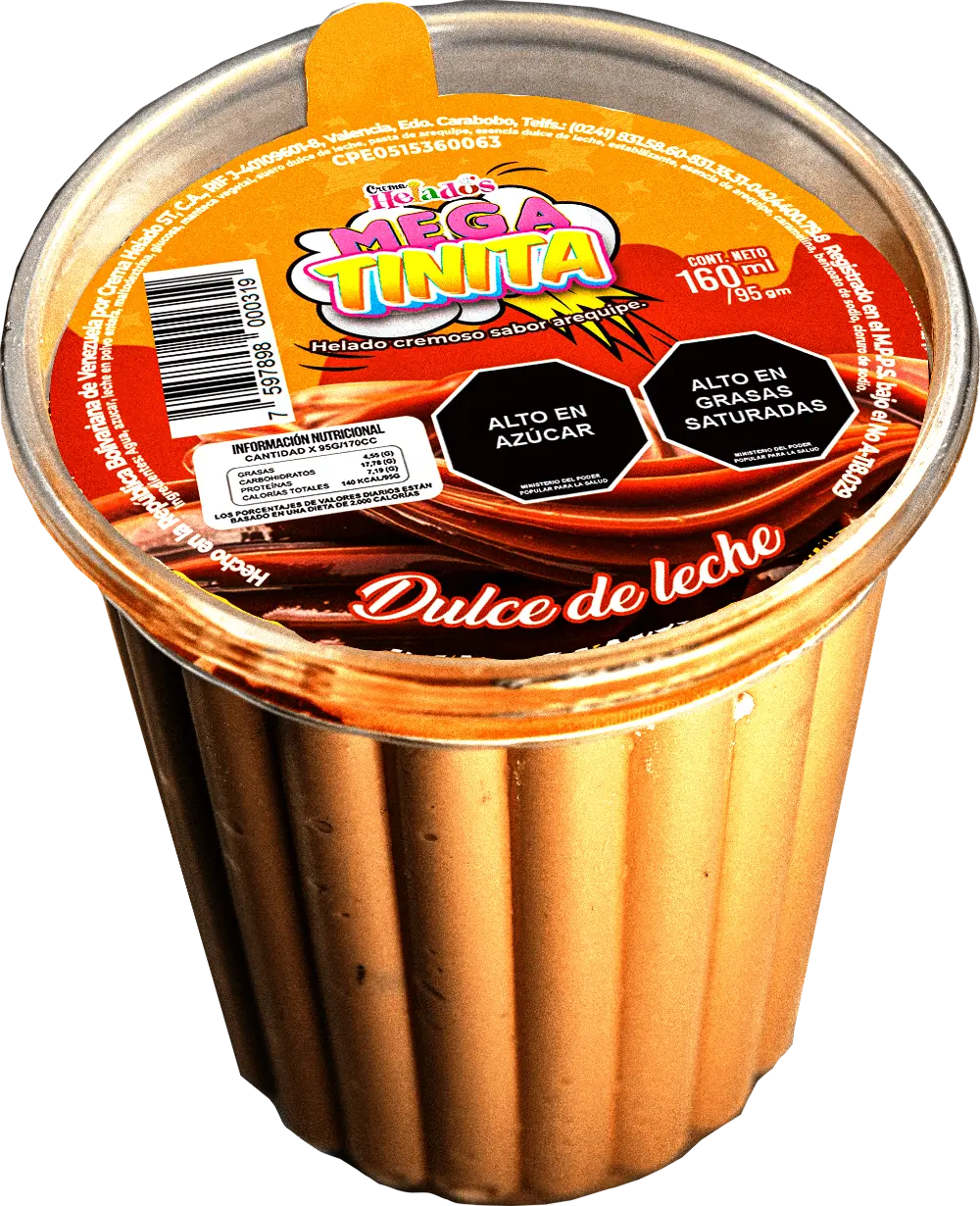 Crema Helados Dulce de leche