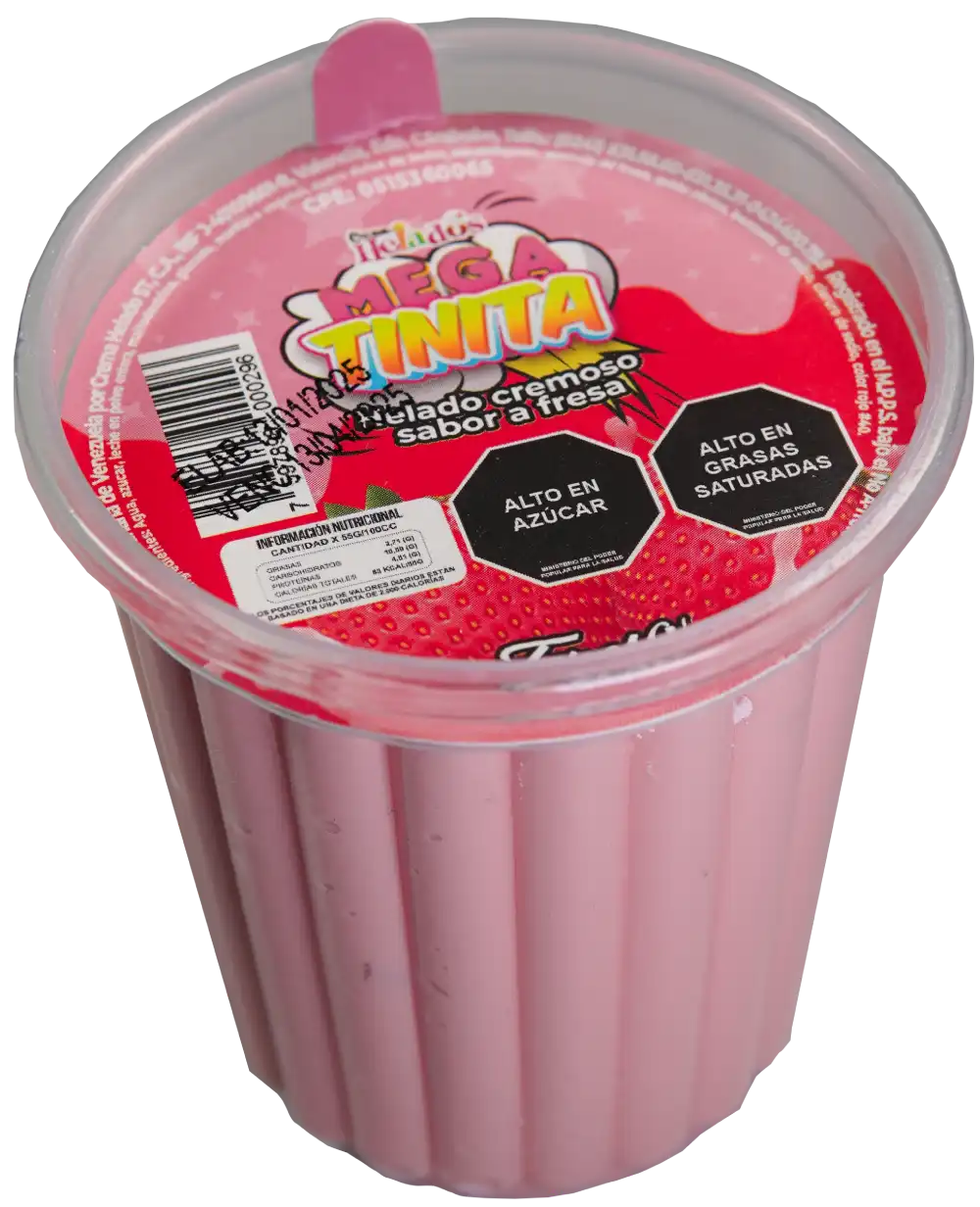 Crema Helados Tinita Fresa Clásico